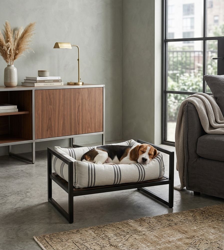 Cama Torino con Beagle